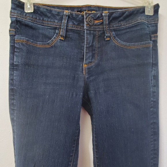 bebe 2 Pairs Skinny Stretch Jeans Blue and Black Size 27 - Picture 6 of 7